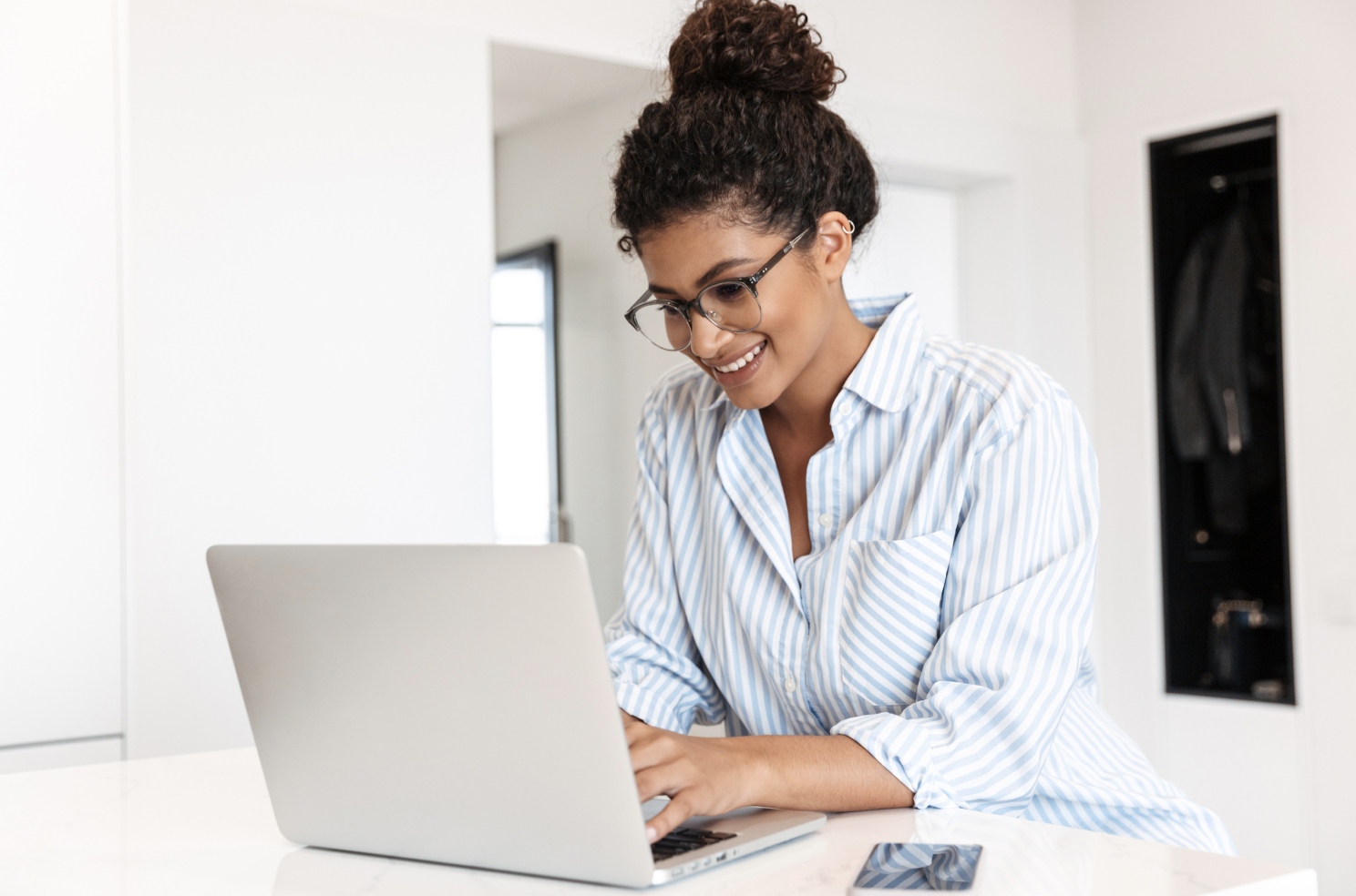 Woman on laptop